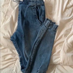 Men jean joggers